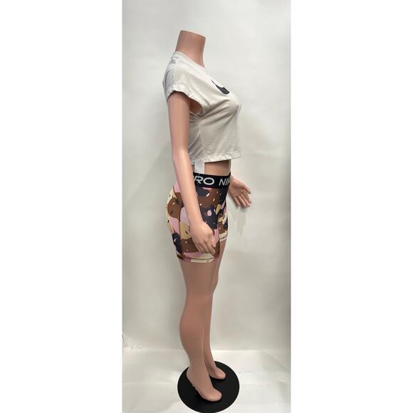 Girls Nike Pro Dri-Fit Running Shorts - Picture 4 of 5